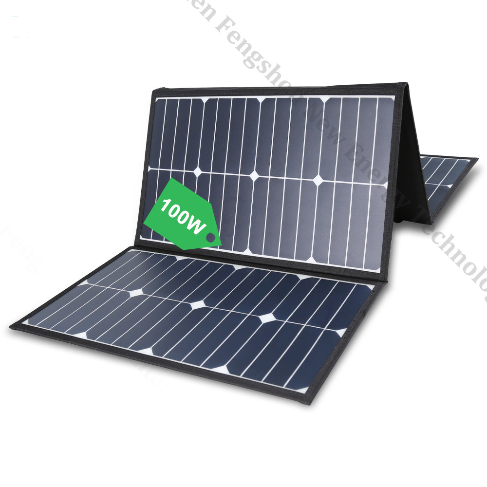 Portable 100 Watt Folding Sola - Solar Panel ulasan dan harga