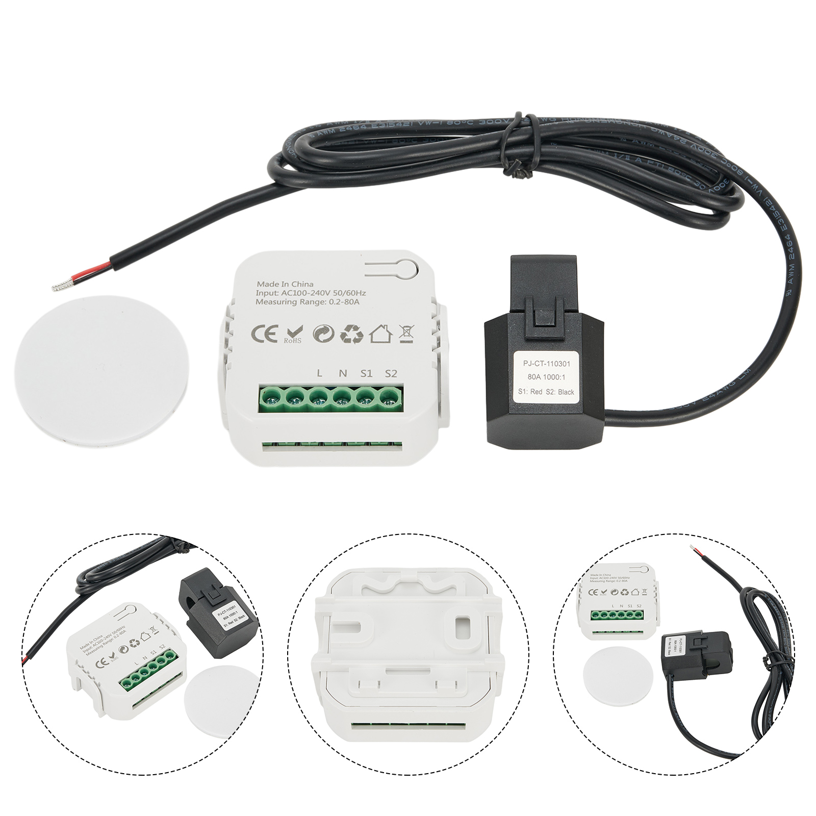 For Tuya For Smart Life WIFI E - Energy Monitor Meter ulasan dan harga