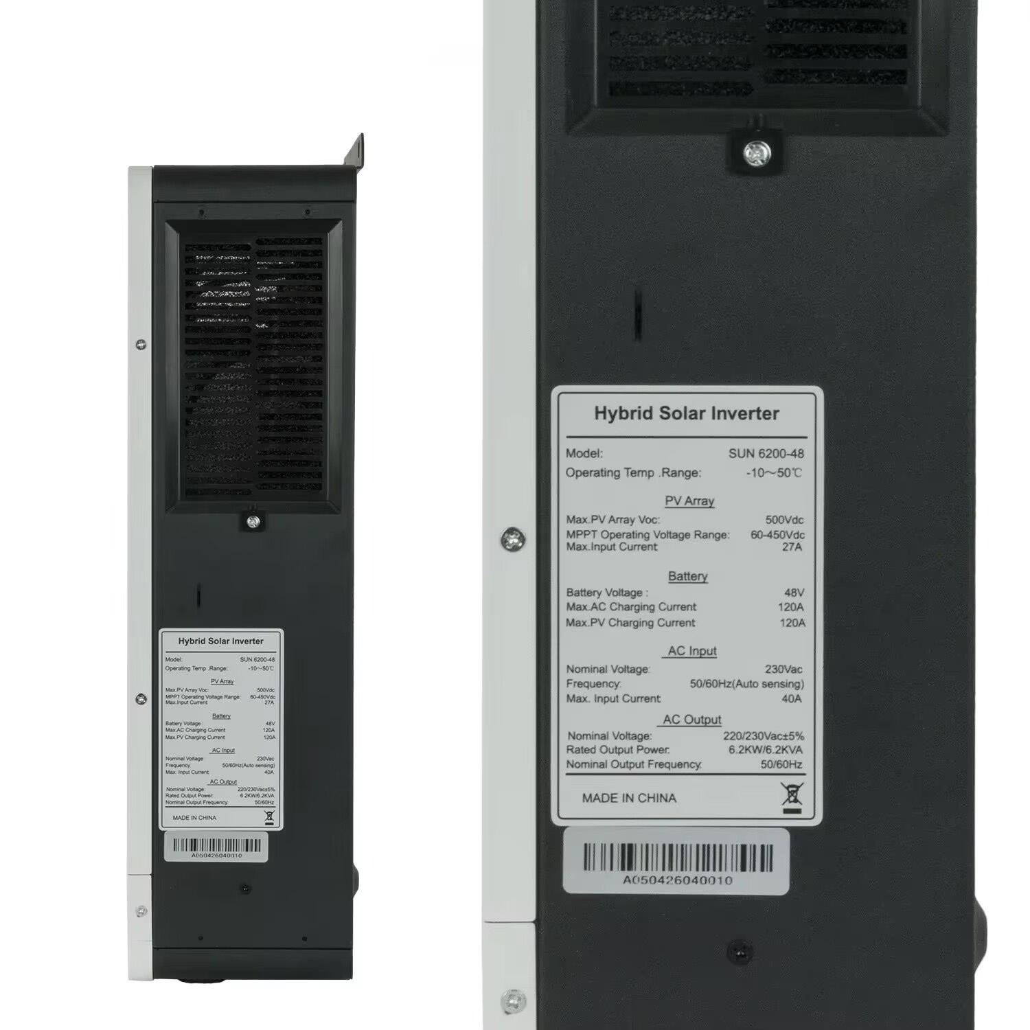 Hybrid solar inverter 6.2KW 48 - Charge Controller Solar ulasan dan harga