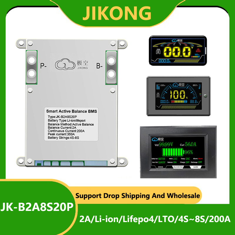 JK BMS 200A JK-B2A8S20P JKBMS  - Lithium Battery 12V ulasan dan harga