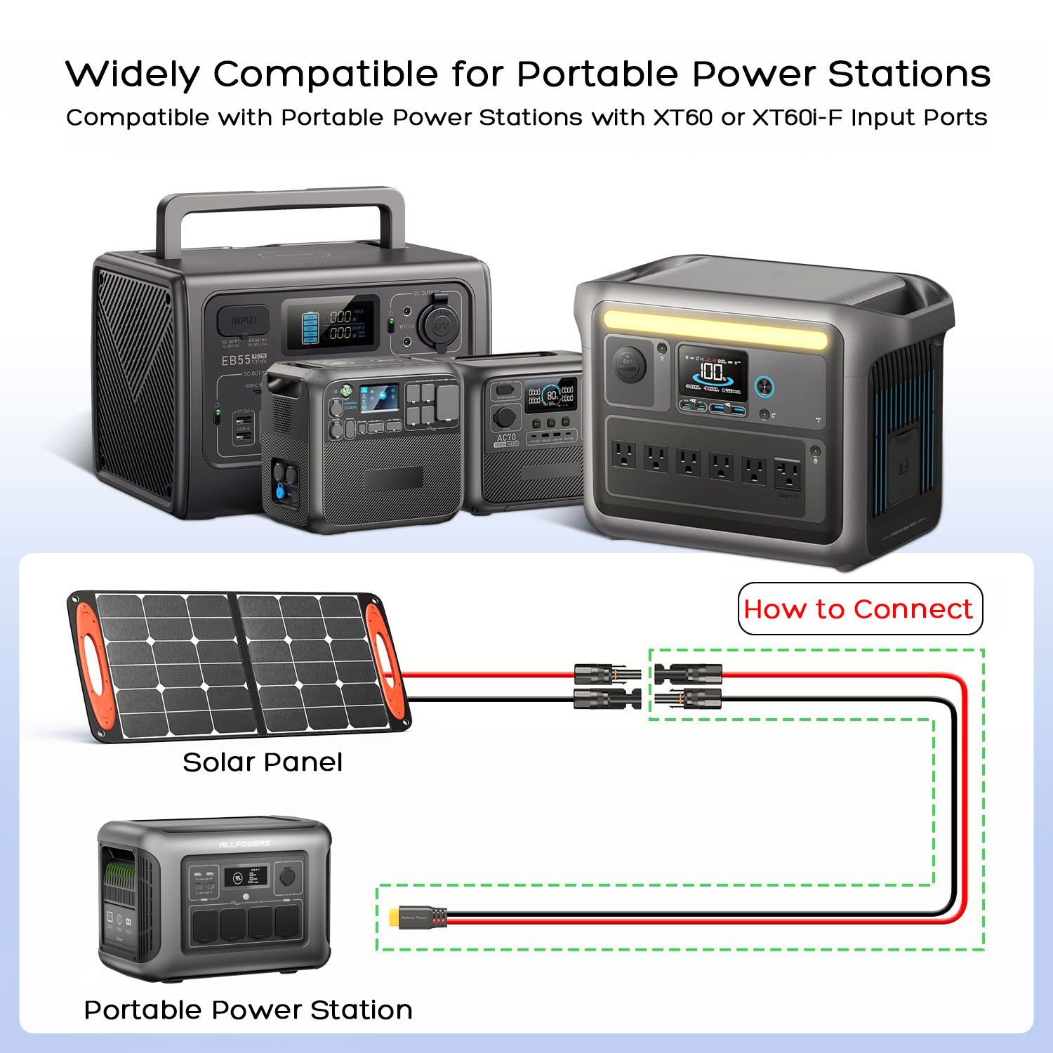 6m/3m/1.5m XT60 to Solar Panel - Solar Generator ulasan dan harga